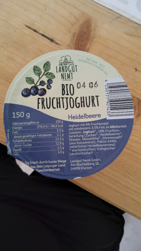 Bio Fruchtjoghurt, Heidelbeere von Bassmoewe | Hochgeladen von: Bassmoewe