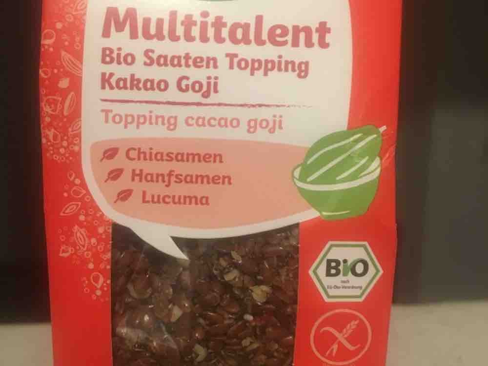 Multitalent, Bio Saaten Topping Kakao Goji  von ayla16 | Hochgeladen von: ayla16
