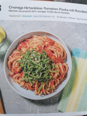 cremiger Hirtenkäse Tomaten Pasta mit Rucolasalat von shirley93 | Hochgeladen von: shirley93