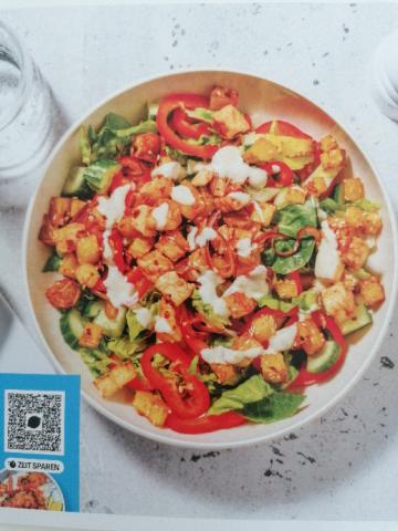 Würfelsalat mit Harissa Grillkäse von marcelli | Hochgeladen von: marcelli