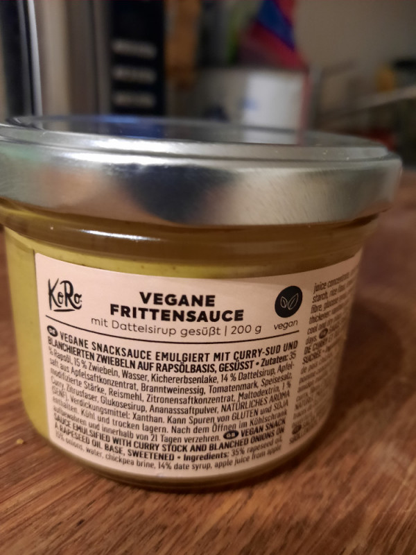 Vegane Frittensauce, mit Dattelsirup gesüßt von susi80 | Hochgeladen von: susi80