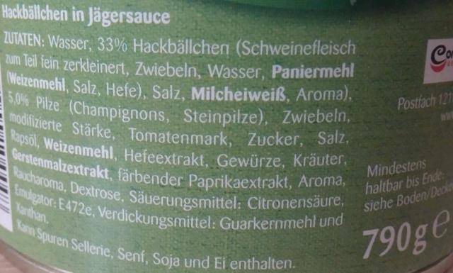 6 Jäger Hackbällchen in herzhafter Sauce 790g | Hochgeladen von: Dany.St
