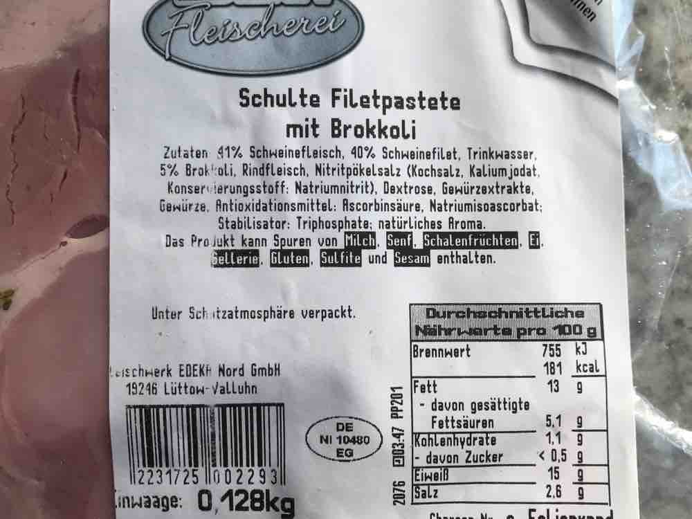 Schulte Filetpastete, mit Brokkoli von Cochalove | Hochgeladen von: Cochalove