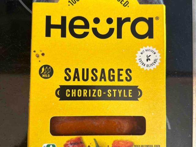 Sausages Chorizo-Style, Plant-Based, mit nativem extra Olivenöl  | Uploaded by: Marronii