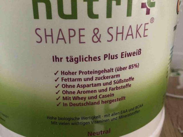 Shape & Shake vegan, neutral von swettihase | Hochgeladen von: swettihase