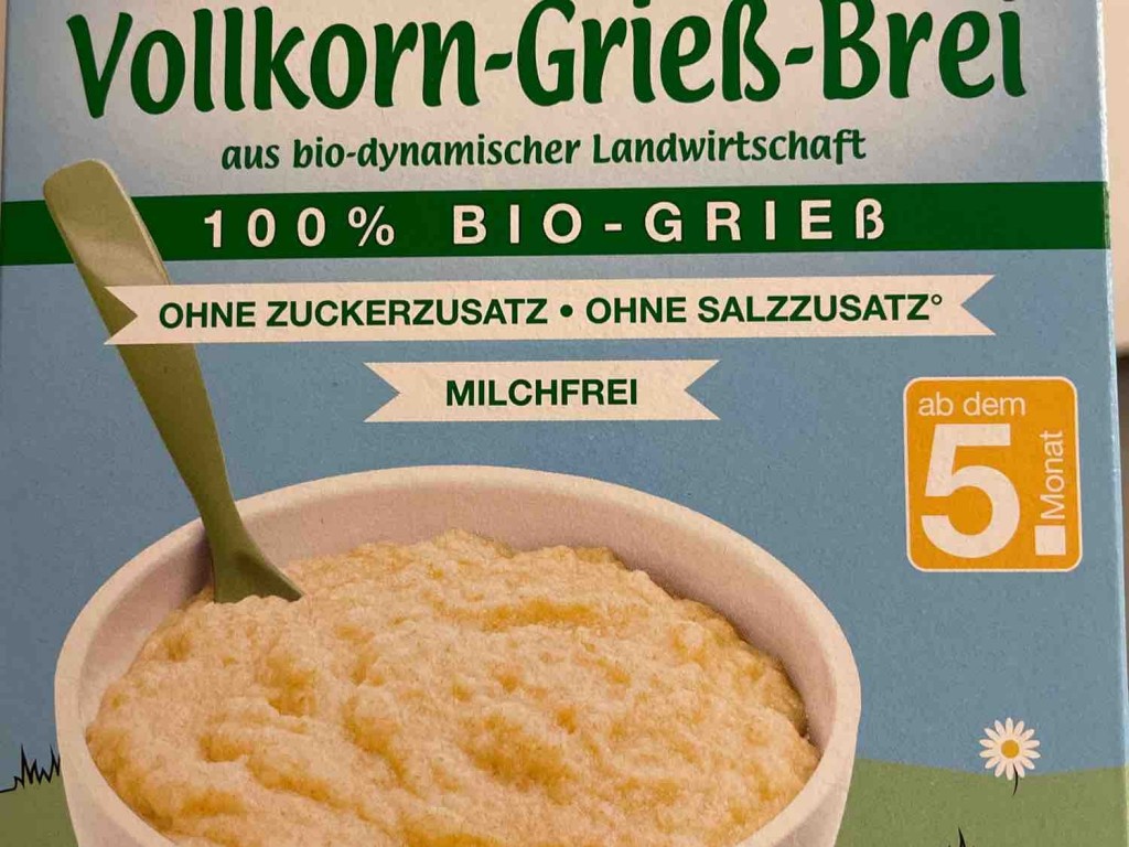 Bio-Vollkorn-Grieß-Brei, Milchfrei von hubsala | Hochgeladen von: hubsala