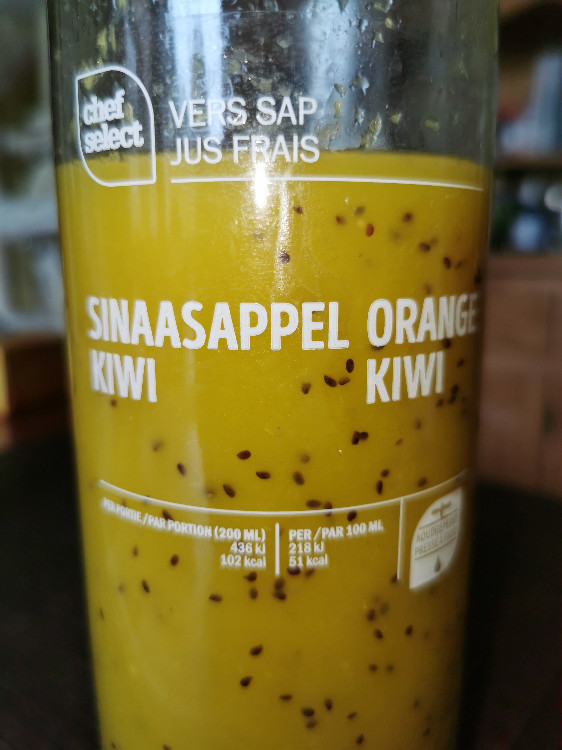 frisch gepresster Saft, Orange, Kiwi von Stella Falkenberg | Hochgeladen von: Stella Falkenberg