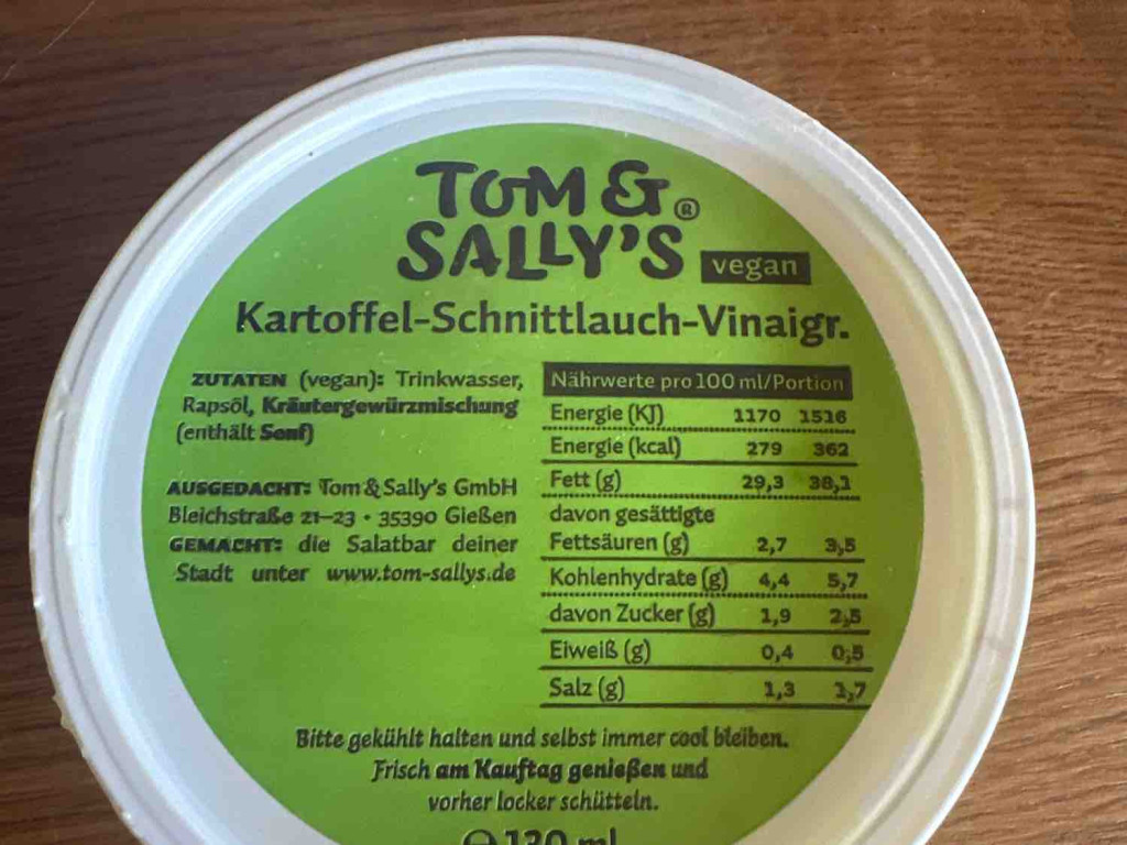 Tom & Sallys Kartoffel-Schnittlauch- Vinagrette von christin | Hochgeladen von: christinefriz