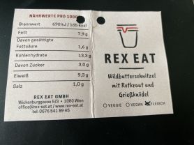 Rex Eat: Wildbutterschnitzel mit Rotkraut und Grießknödel | Hochgeladen von: chriger
