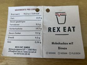 Rex Eat: Mohnkuchen mit Birnen | Hochgeladen von: chriger