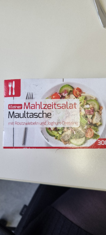 Kleiner Mahlzeitsalat Maultasche, mot Röstzwiebeln und Joghurt D | Hochgeladen von: Curly.