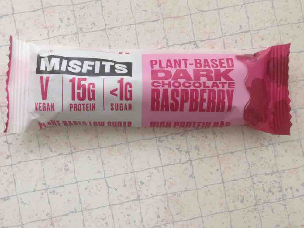 Misfits High Protein Bar - Plant-Based Dark Chocolate Raspberry, | Hochgeladen von: Eva Schokolade