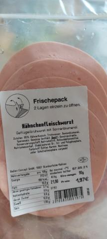 Hähnchenfleischwurst, Geflügelbrühwurst mit Sonnenblumenöl von M | Hochgeladen von: Miss Janson