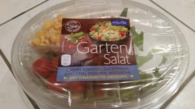 Garten Salat Netto mit Vinaigrette Dressing | Hochgeladen von: huhn2