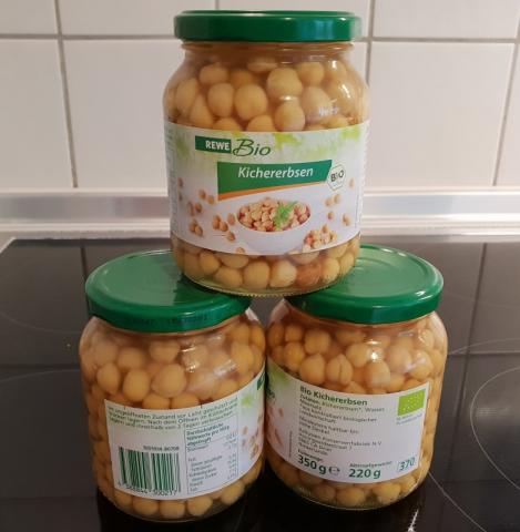 Rewe Bio Kichererbsen 220g | Hochgeladen von: LittleMac1976