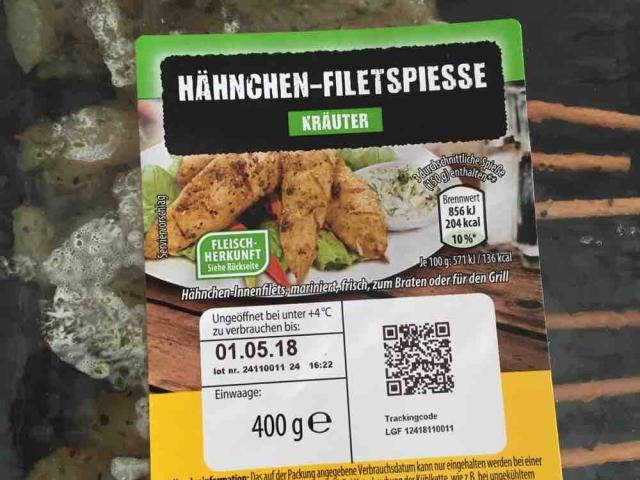 Hähnchen filetspieße, Kräuter  von JJW | Hochgeladen von: JJW