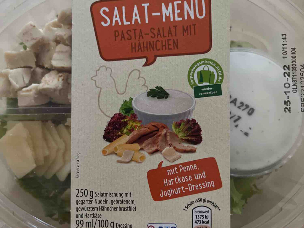 Salat-Menü, Pasta-Salat mit Hähnchen von Idaepunkt | Hochgeladen von: Idaepunkt