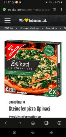 Spinaci Steinofenpizza by xrg | Uploaded by: xrg