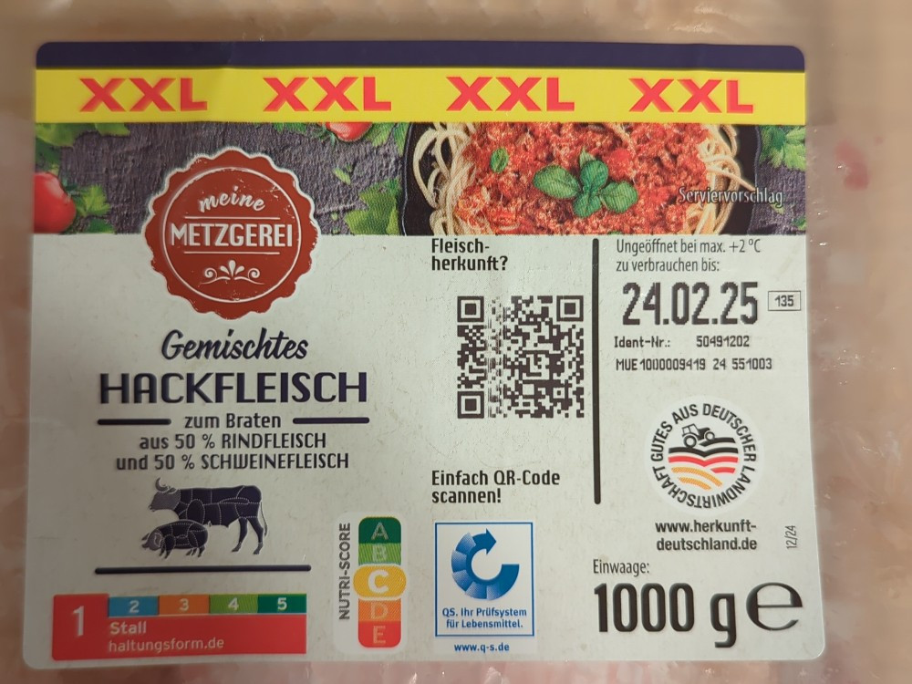 gemischtes Hackfleisch, 50%Rind 50%Schwein von maximilian1405 | Hochgeladen von: maximilian1405