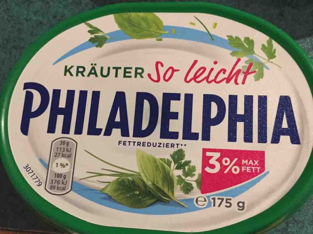 Philadelphia so leicht, Kräuter 5% Fett von Schroeder | Hochgeladen von: Schroeder Philadelphia so leicht, Kräuter 5% Fett von Schroeder | Hochgeladen von: Schroeder