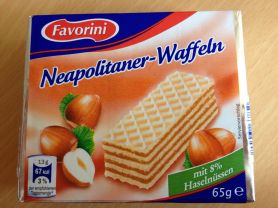 Favorini Neapolitaner-Waffeln, mit 8% Haselnüssen | Hochgeladen von: cavemaennchen