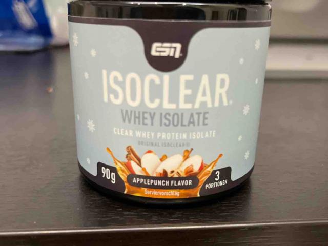 Isoclear Whey Isolate Apfelpunsch von Lieschen | Hochgeladen von: Lieschen