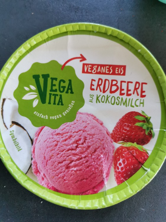 Erdbeere  aus Kokosmilch, Veganes Eis von quatromum | Hochgeladen von: quatromum
