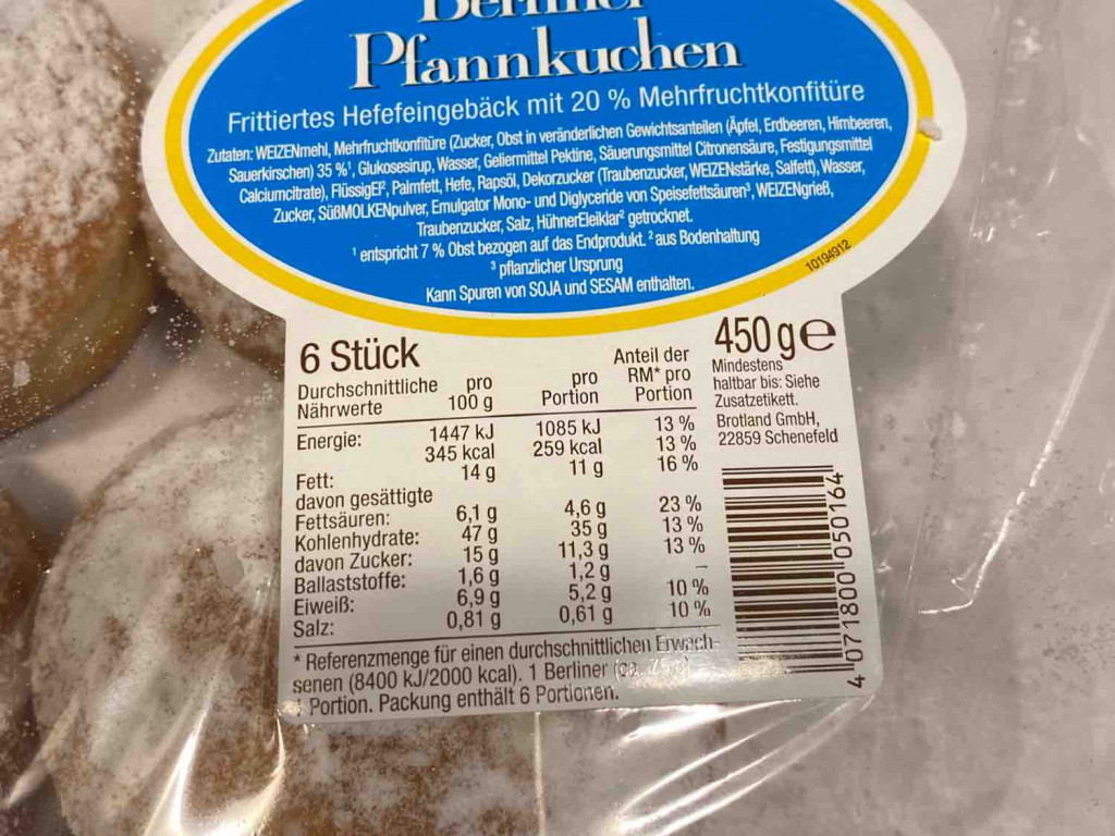 Berliner Pfannkuchen, 20% Mehrfruchtfüllung von pati1701 | Hochgeladen von: pati1701