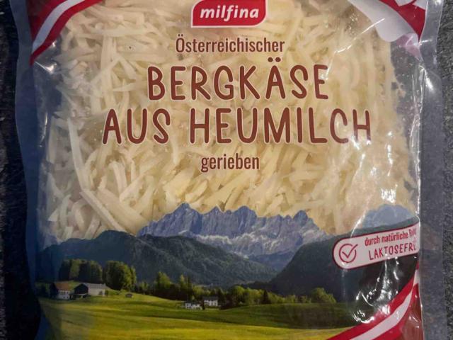 Bergkäse aus Heumilch, geriebene lactosefrei von nataling | Hochgeladen von: nataling