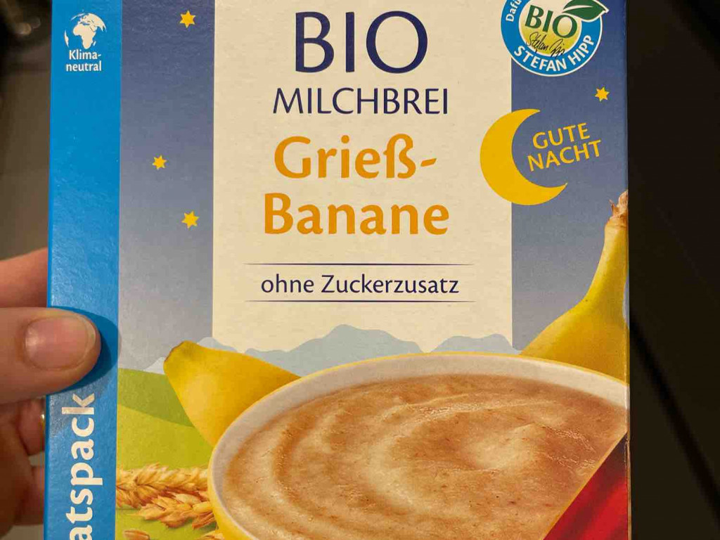Hipp  BIO Milchbrei Grieß banane, wasser von Kathi312 | Hochgeladen von: Kathi312