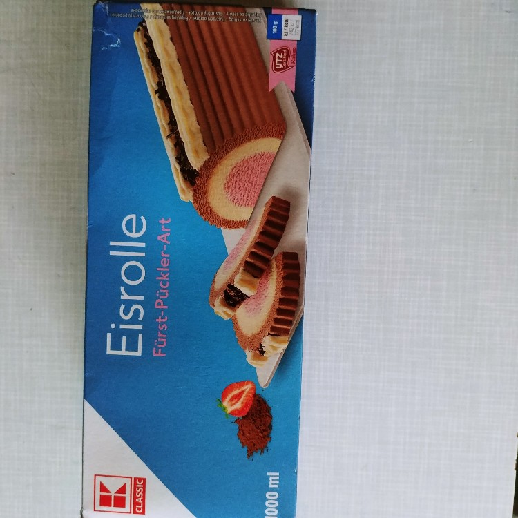 Eisrolle Fürst-Pückler, Vanille-Erdbeer-Schokolade von HaroldLlo | Hochgeladen von: HaroldLloyd