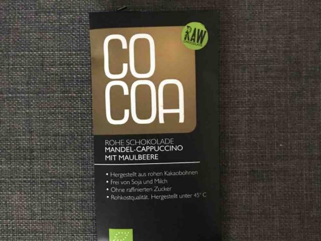 COCOA Rohe Schokolade Mandel-Cappuccino mit Maulbeere von B089 | Hochgeladen von: B089