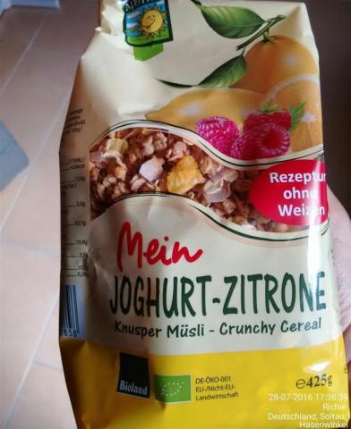 Mein Joghurt Zitrone Knusper Müsli | Hochgeladen von: richie1965