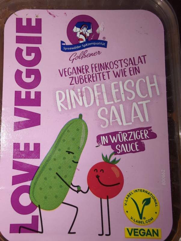 Veganer Rindfleischsalat, in würziger Sauce von schmidtmarko | Hochgeladen von: schmidtmarko