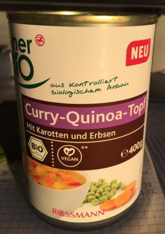Curry-Quinoa-Topf mit Karotten und Erbsen | Hochgeladen von: Tocil