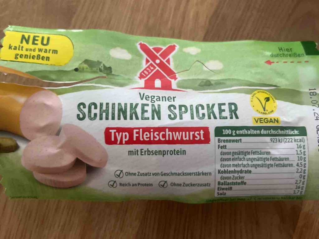 Veganer Schinken Spicker Typ Fleischwurst von Annika2290 | Hochgeladen von: Annika2290