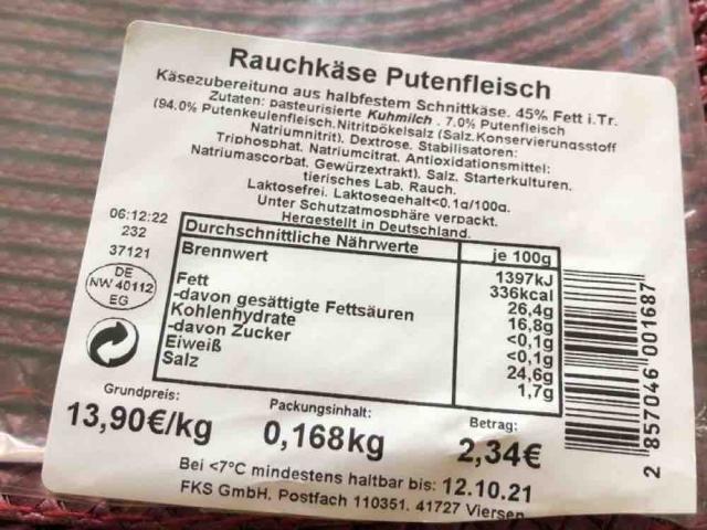 Rauchkäse Putenschinken von HelgaFranke | Hochgeladen von: HelgaFranke