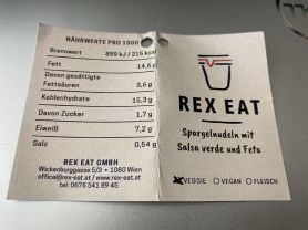 Rex Eat: Spargelnudeln mit Salsa Verde und Feta | Hochgeladen von: chriger