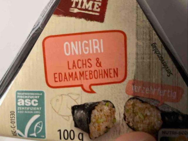 Onigiri Lachs & Edamamebohnen by lannsxhy | Uploaded by: lannsxhy