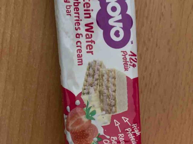 Novo Protein Wafer, strawberries & cream von Sanidovic | Hochgeladen von: Sanidovic