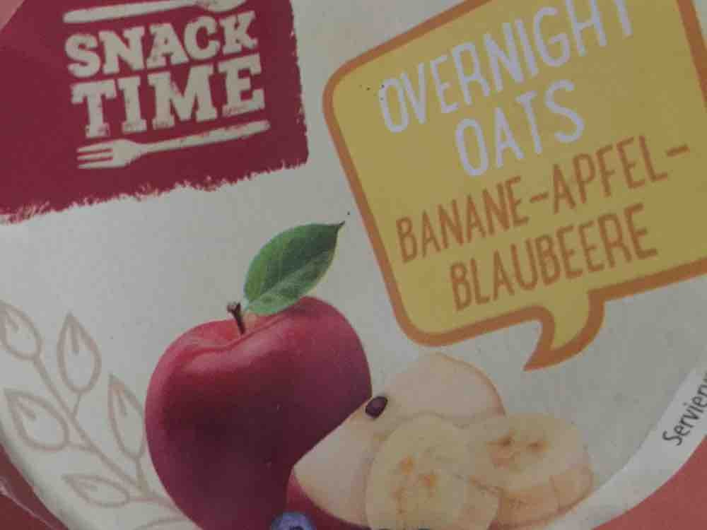 Overnight  Oats, Banane Apfel Blaubeere von klaramue | Hochgeladen von: klaramue