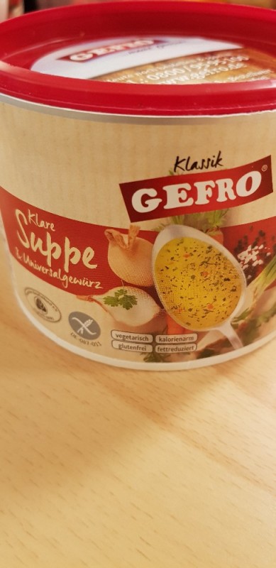 Gefro Kläre Suppe & Universalwürze von incar119 | Hochgeladen von: incar119