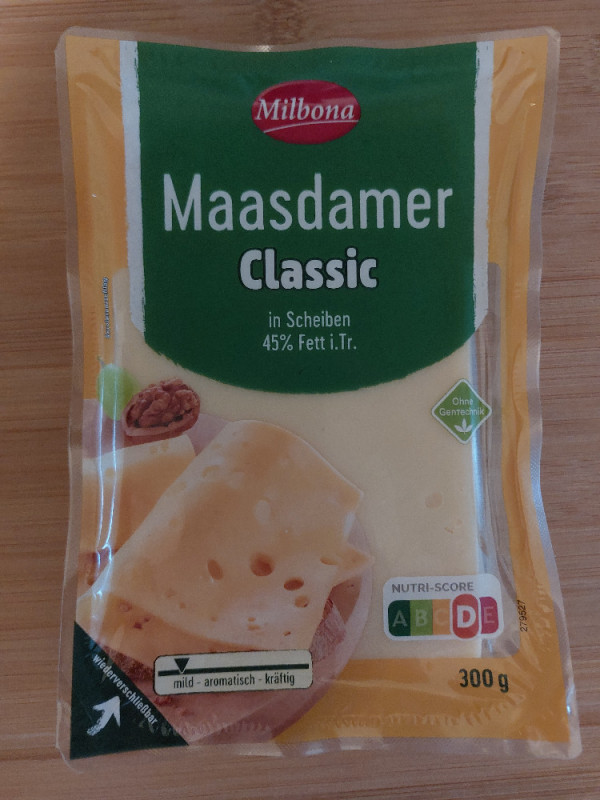 Maasdamer  Classic, In Scheiben  45% Fett i.Tr. von stillerdenis | Hochgeladen von: stillerdenis535