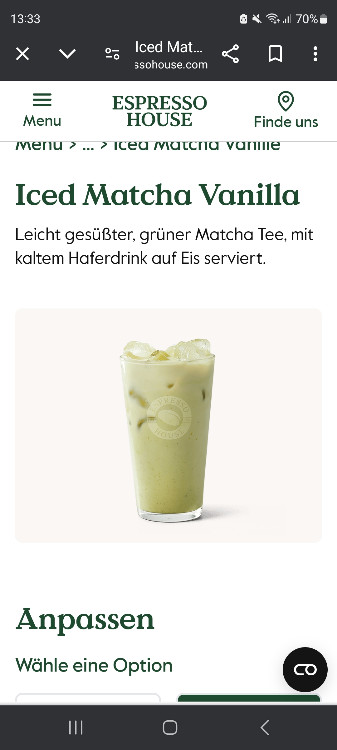 Iced Matcha Vanille mit Hafermilch (Espresso House) von melaniet | Hochgeladen von: melanietaubner99404