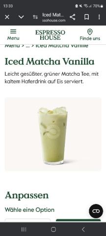 Iced Matcha Vanille mit Hafermilch (Espresso House) von melaniet | Hochgeladen von: melanietaubner99404