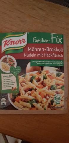 Knorr Familien-Fix Mhren Brokkoli Nudeln mit Hackfleisch  von Se | Hochgeladen von: Severin19