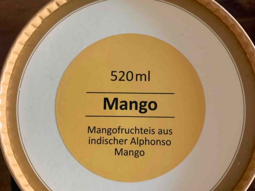 Mango Eiscreme, Mangofruchteis aus indischer Alphonso Mango von  | Hochgeladen von: deri