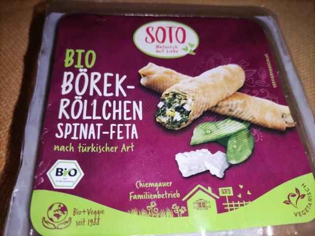 Bio Börek-Röllchen Spinat-Feta von Rapunzella | Hochgeladen von: Rapunzella