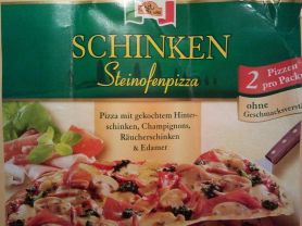 Steinofenpizza, Schinken | Hochgeladen von: huhn2
