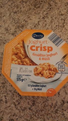 Desira Joghurt-Crisp Gesüßter Joghurt & Müsli (Aldi Süd) | Hochgeladen von: UlmerSpatz
